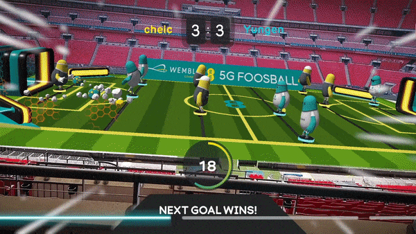 EE 5G AR Foosball