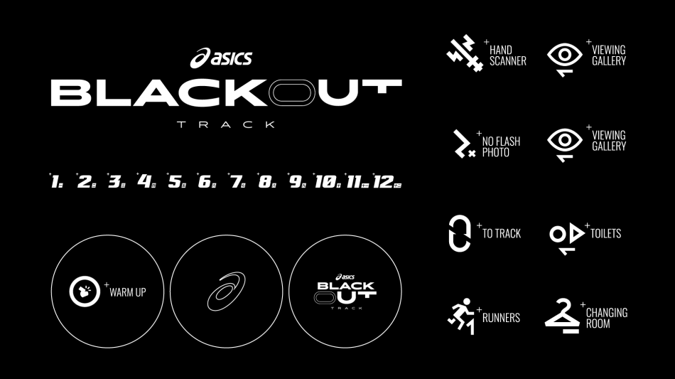 ASICS Blackout Track