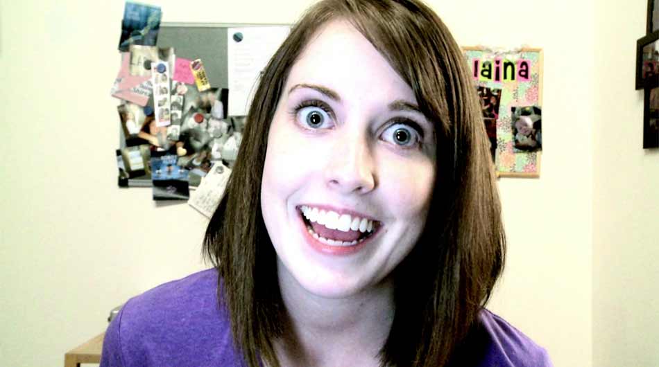 overly attached girlfriend is cute