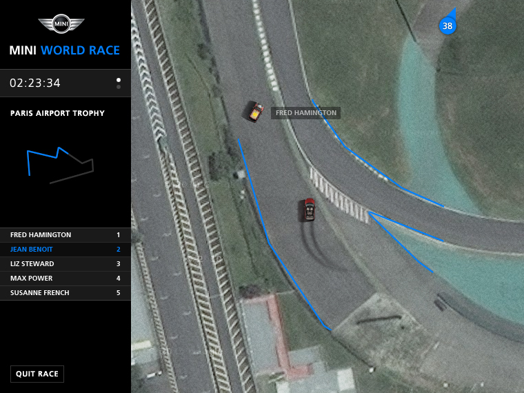 MINI transforma Google Maps em jogo de corrida multiplayer • B9
