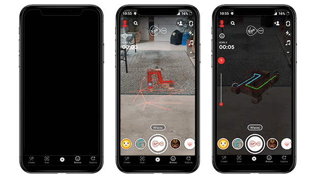 Virgin Media Snapchat AR Game