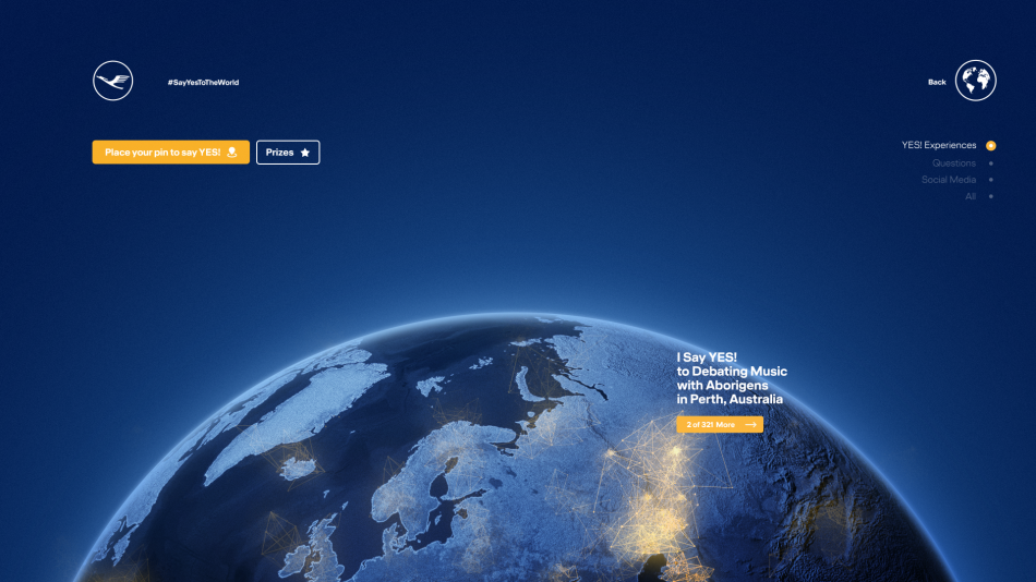 Lufthansa #SayYesToTheWorld