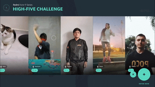 Xiaomi Redmi Note Series The High 5 Challenge