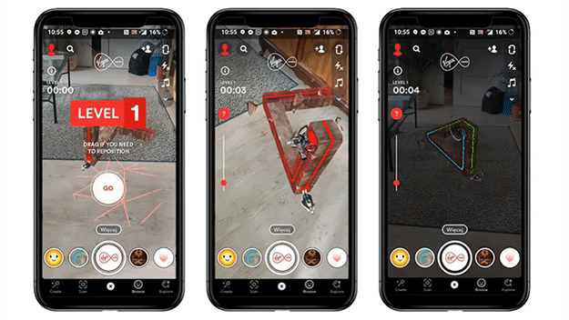 Virgin Media Snapchat AR Game