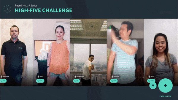 Xiaomi Redmi Note Series The High 5 Challenge