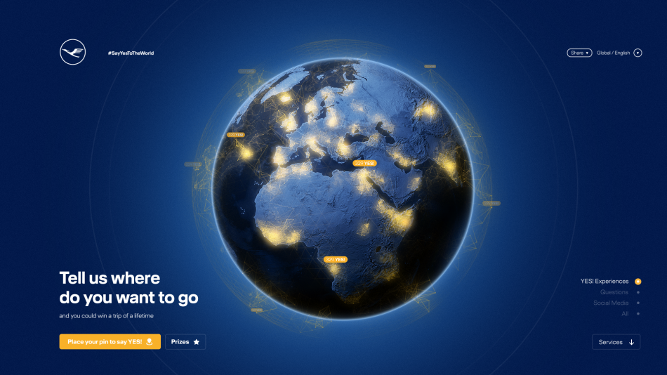 Lufthansa #SayYesToTheWorld