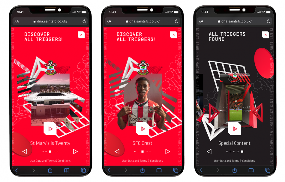 Southampton FC A kit full of content