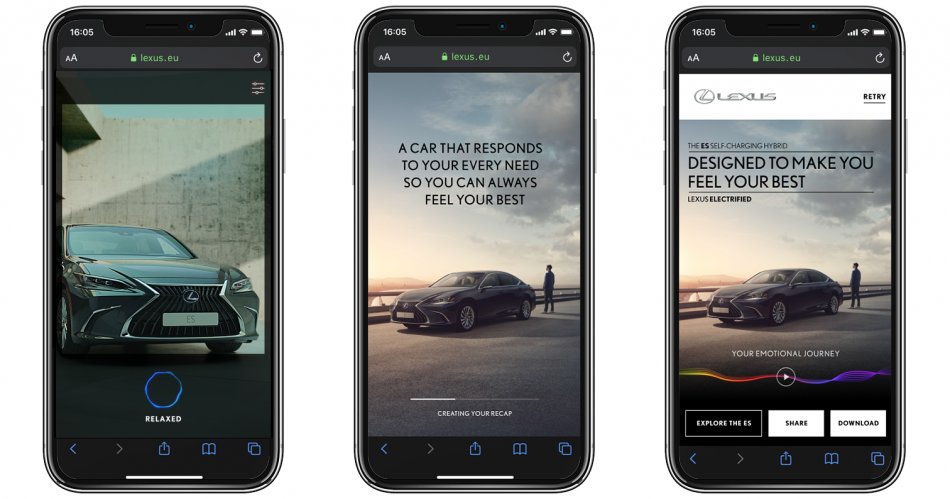 Lexus AI Emotional Journey