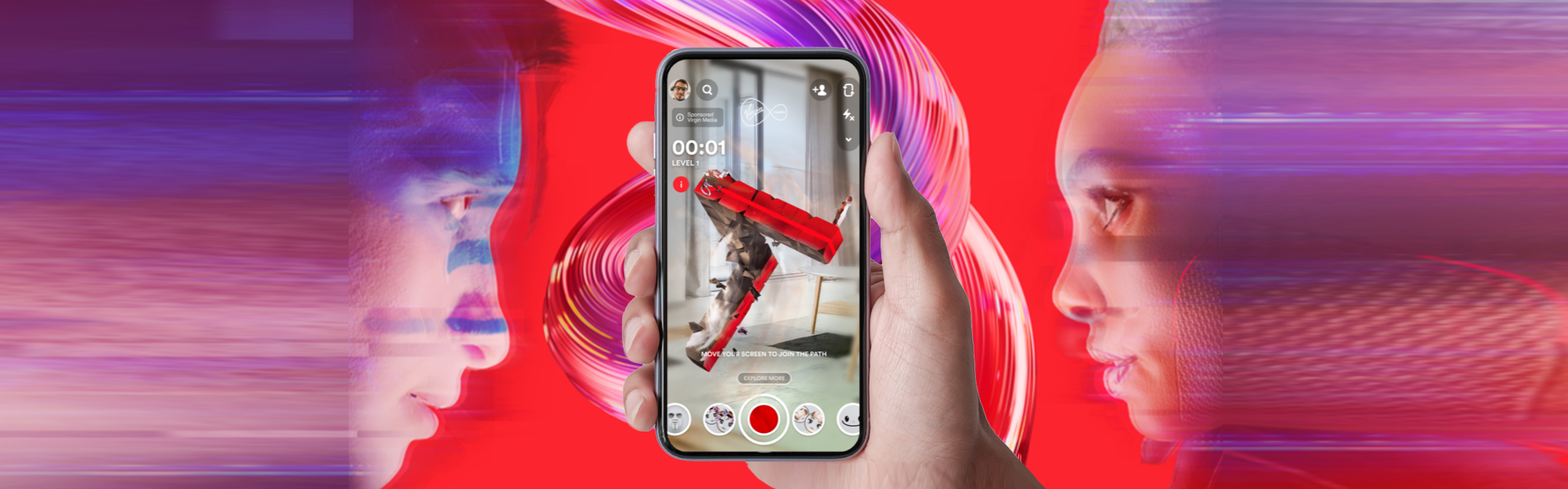 Virgin Media Snapchat AR Game