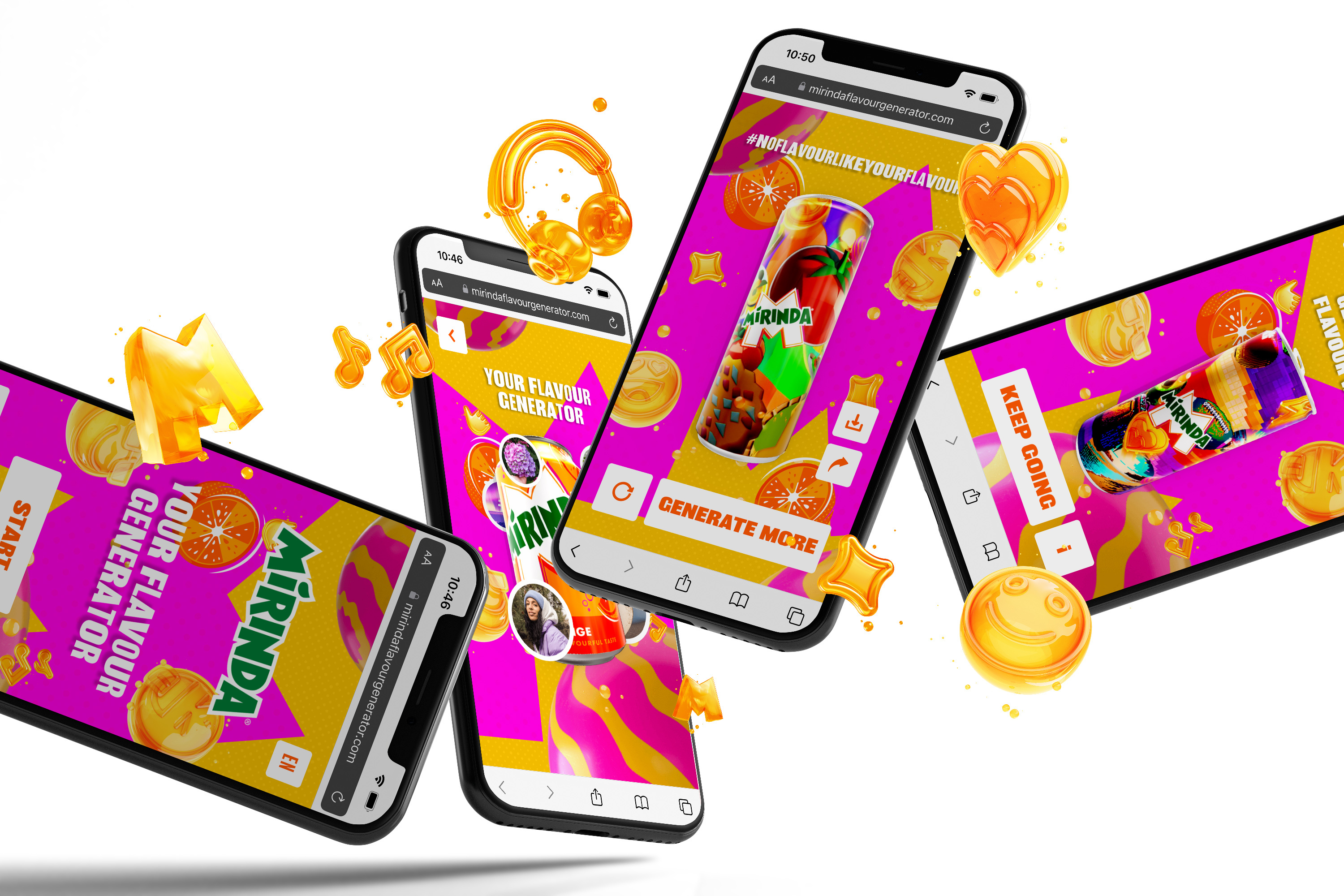Mirinda AI Flavour Generator