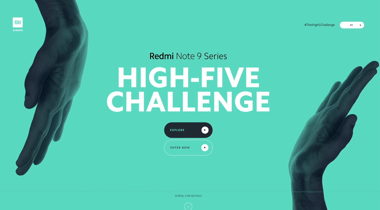 Xiaomi Redmi Note Series The High 5 Challenge