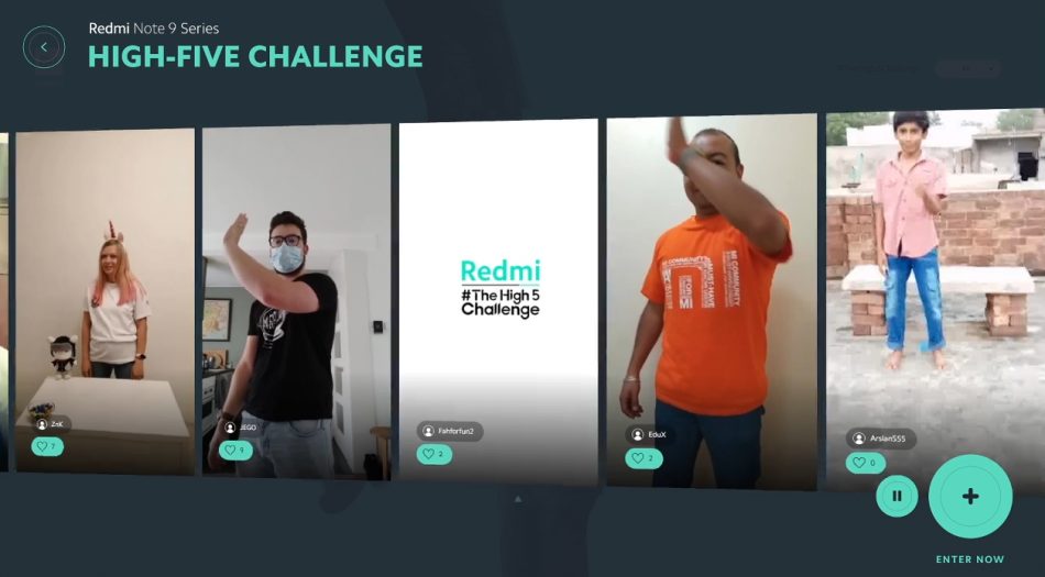 Xiaomi Redmi Note Series The High 5 Challenge